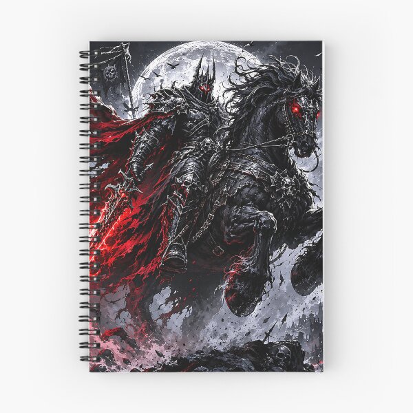 Item preview, Death Knight Dark Lord Hellfire Sword Nightmare Horse designed and sold by DarkOriginArts.