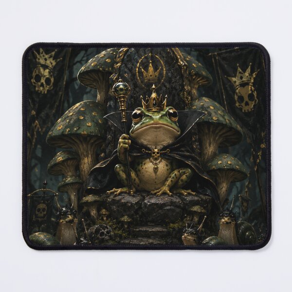 Item preview, Frog Villain Era Activated – Funny Gothic Fantasy Frog Humor Art | Villain Frog Gift designed and sold by irfanshikh.