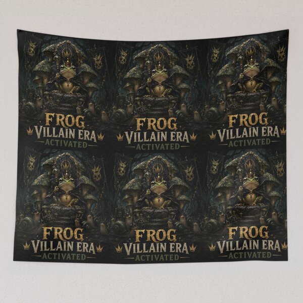 Item preview, Frog Villain Era Activated – Funny Gothic Fantasy Frog Humor Art | Villain Frog Gift designed and sold by irfanshikh.
