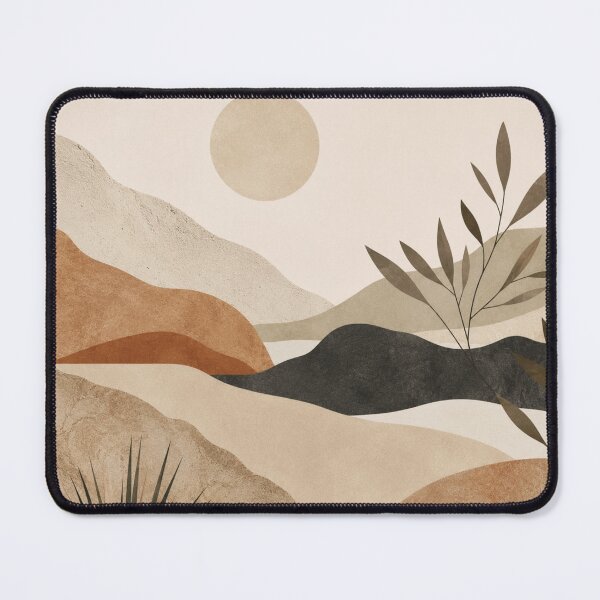 Item preview, Modern Organic Desert Landscape | Neutral Boho Abstract Nature Design designed and sold by Hyssop St.