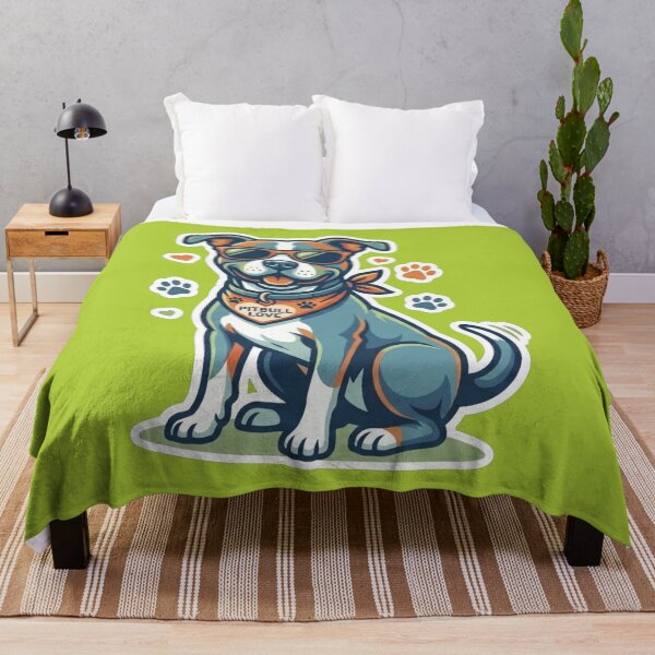 Item preview, Cool Pitbull in Sunglasses - Cute Pitbull Love Dog designed and sold by TataGra.
