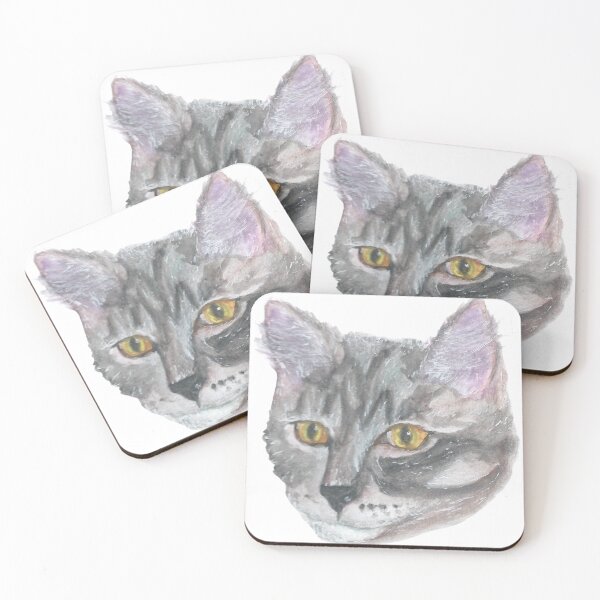Item preview, Grey Fluffy Kitten designed and sold by Danigeheb.