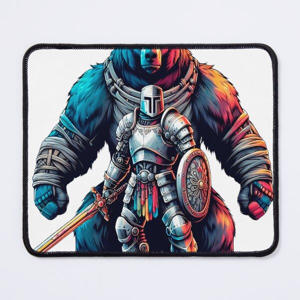 Item preview, Knight and Bear Guardian designed and sold by Bot-Army.