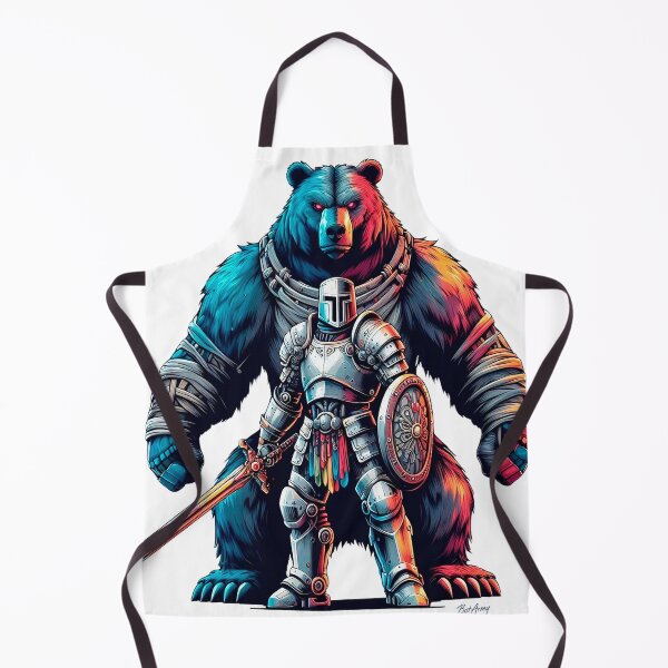 Item preview, Knight and Bear Guardian designed and sold by Bot-Army.