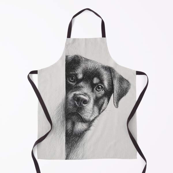Item preview, Curious rottweiler Peeking designed and sold by lautir.