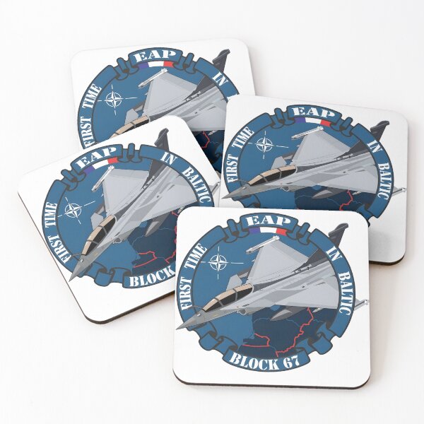 Item preview, French Air Force Rafale NATO Baltic Air Policing Patch designed and sold by CharlieDesings.