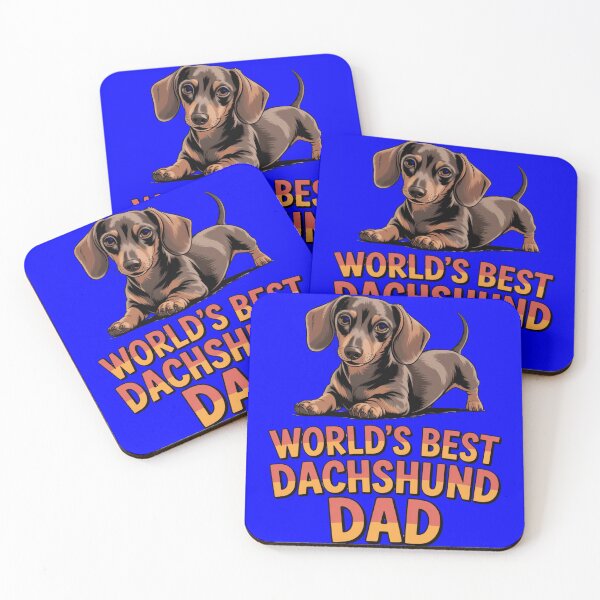Item preview, Cute Dog Pet Owner Art Design World's Best Dachshund Dad designed and sold by fantasticdesign.