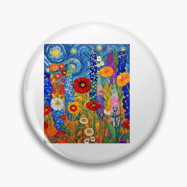 Item preview, Vibrant Field Of Poppies Under Starry Sky designed and sold by TeeARTHY.