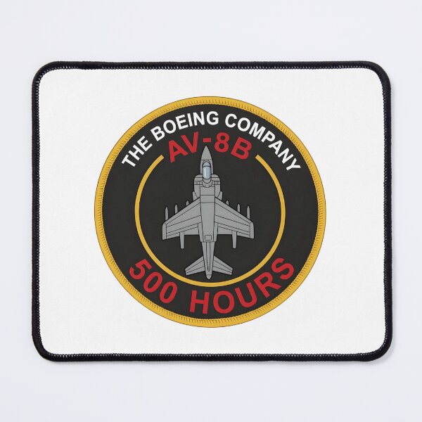 Item preview, Boeing AV-8B Harrier II 500 Flight Hours Milestone Patch designed and sold by CharlieDesings.