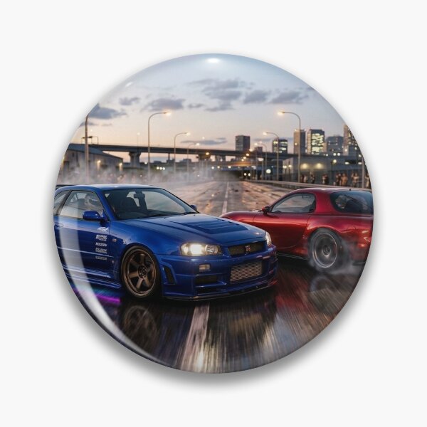 Item preview, Midnight Drift: Tokyo Street Racing Culture designed and sold by printlume-store.
