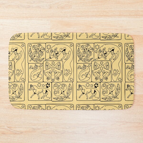 Item preview, Foxes & Blueberries lineart  designed and sold by Erika Vaigel Creations.