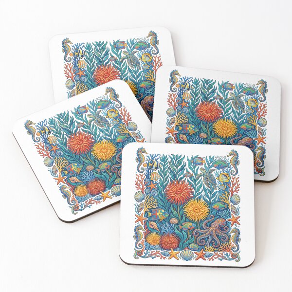 Item preview, Vibrant Underwater Ocean Life Scene designed and sold by TeeARTHY.