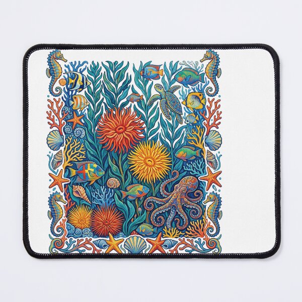 Item preview, Vibrant Underwater Ocean Life Scene designed and sold by TeeARTHY.