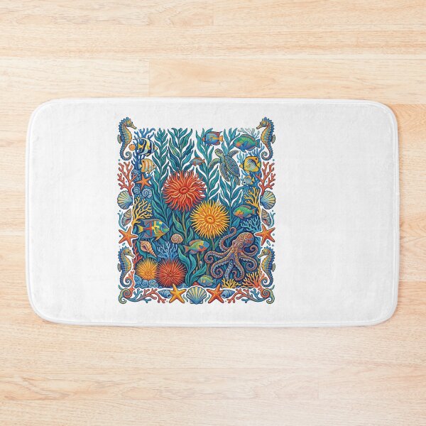 Item preview, Vibrant Underwater Ocean Life Scene designed and sold by TeeARTHY.