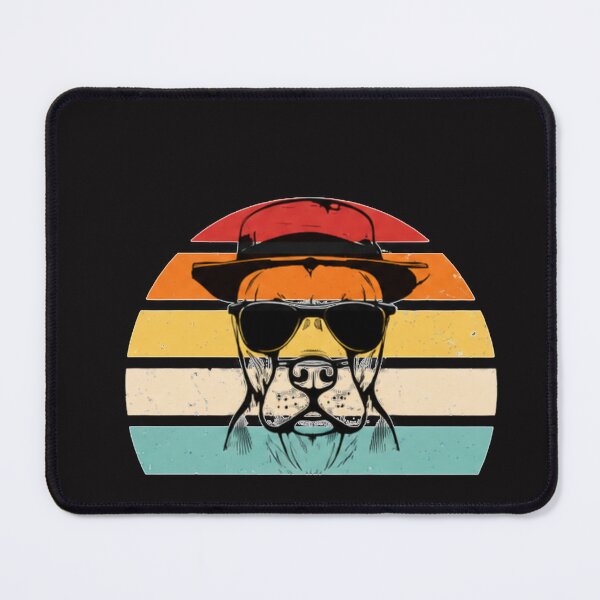 Item preview, Cool Dog With Sunglasses Retro Vintage T-Shirt Design | Funny Dog Lover Graphic designed and sold by PoojaArtLab.