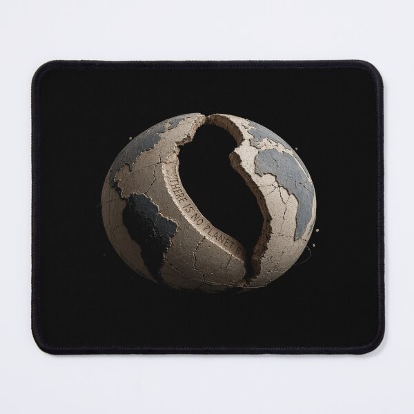 Item preview, There Is No Planet B • Cracked Earth Climate Awareness Art for Eco Activists & Sustainability Lovers designed and sold by Bright Nest Studio.
