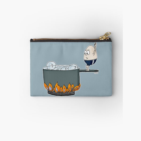 Item preview, Boiling Point Hero – Funny Egg-citing Dive Surreal Art designed and sold by MyxaART.