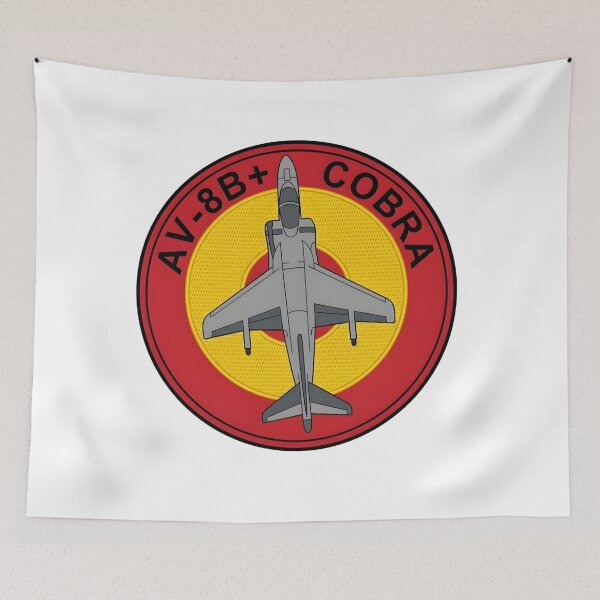 Item preview, AV-8B Harrier II Plus "Cobra" Military Patch Graphic designed and sold by CharlieDesings.