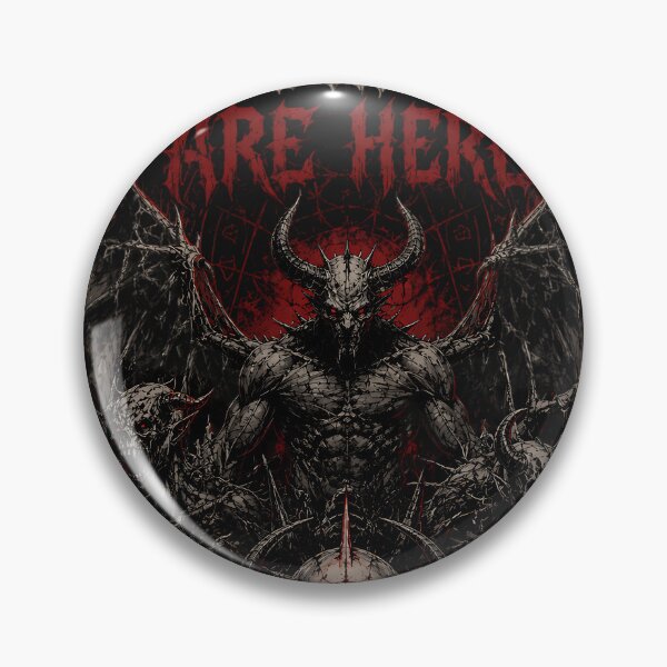 Item preview, Hell Is Empty Devils Are Here Gothic Demon T-Shirt designed and sold by DarkOriginArts.