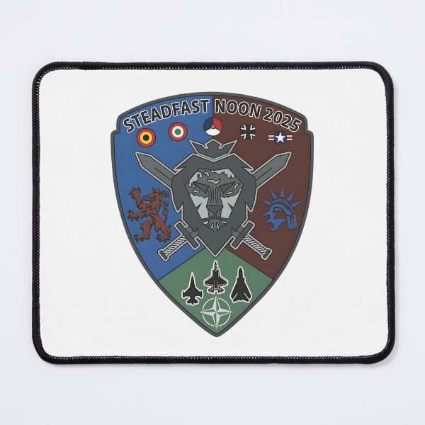 Item preview, NATO Steadfast Noon 2025 Nuclear Deterrence Exercise Patch designed and sold by CharlieDesings.