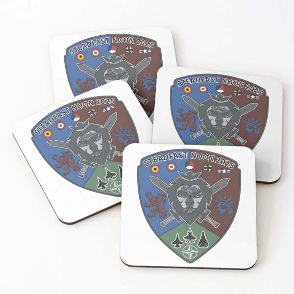 Item preview, NATO Steadfast Noon 2025 Nuclear Deterrence Exercise Patch designed and sold by CharlieDesings.