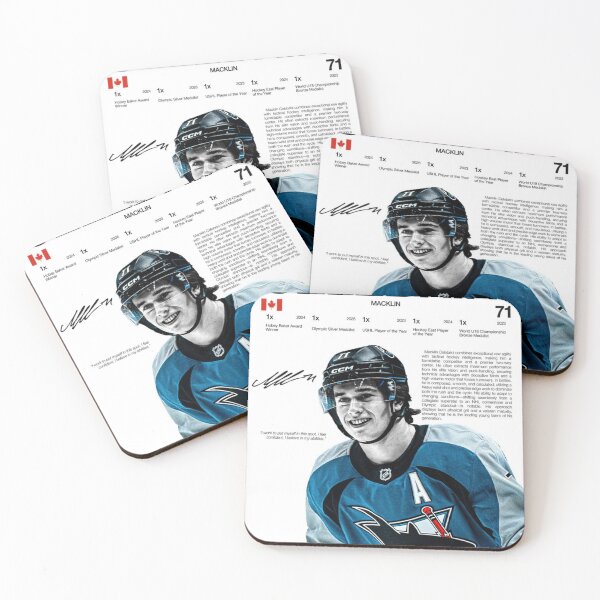 Item preview, Macklin Celebrini designed and sold by Skeleton Hockey Department .