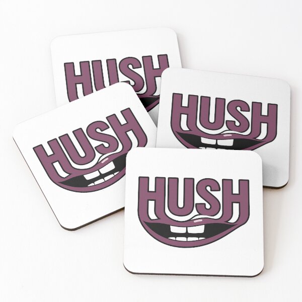 Item preview, HUSH Big Talk - Soft Brutalist Mouth Typography Graphic Tee designed and sold by mantra2023.