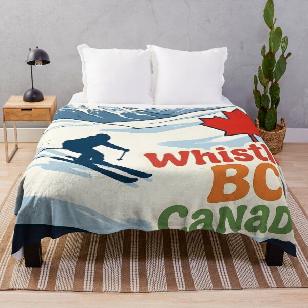 Item preview, Whistler BC Canada Cute Skiing Winter Mountain Resort designed and sold by HowToCanadian.