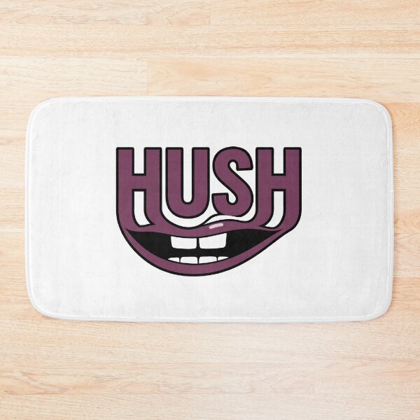 Item preview, HUSH Big Talk - Soft Brutalist Mouth Typography Graphic Tee designed and sold by mantra2023.