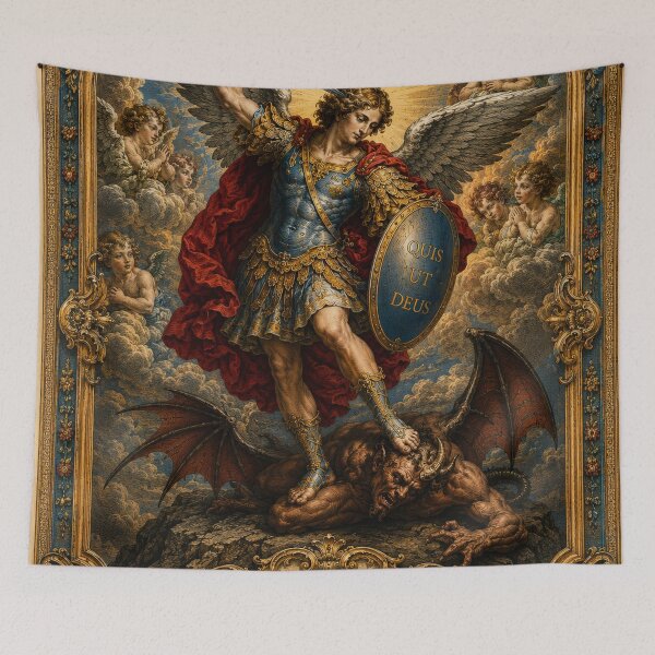 Item preview, Saint Michael the Archangel – Defend Us in Battle designed and sold by Crux Fidelis.