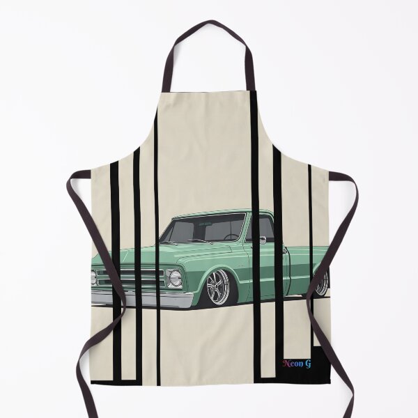 Item preview, Chevrole C10 1967 Chevy C10, lowered stance, mint green paint chrome trim old-school garage 15 designed and sold by Neon G.