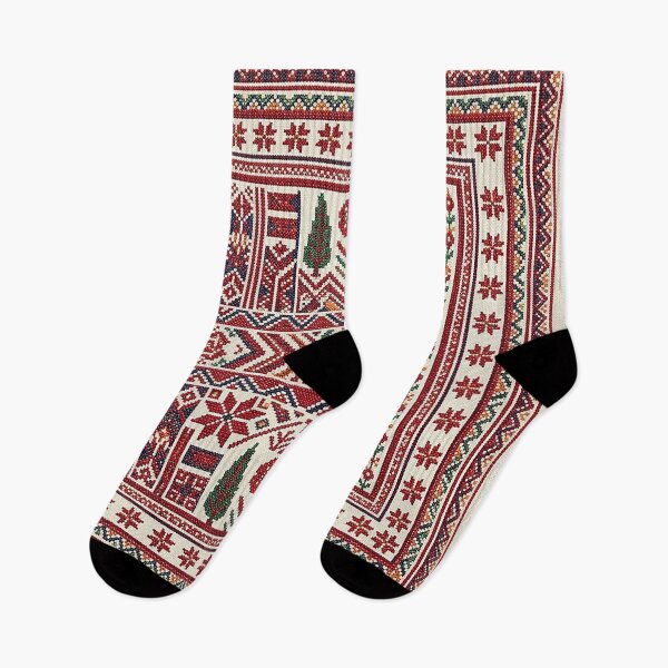 Item preview, Traditional Palestinian Tatreez Embroidery Pattern Art designed and sold by BrainCurves.