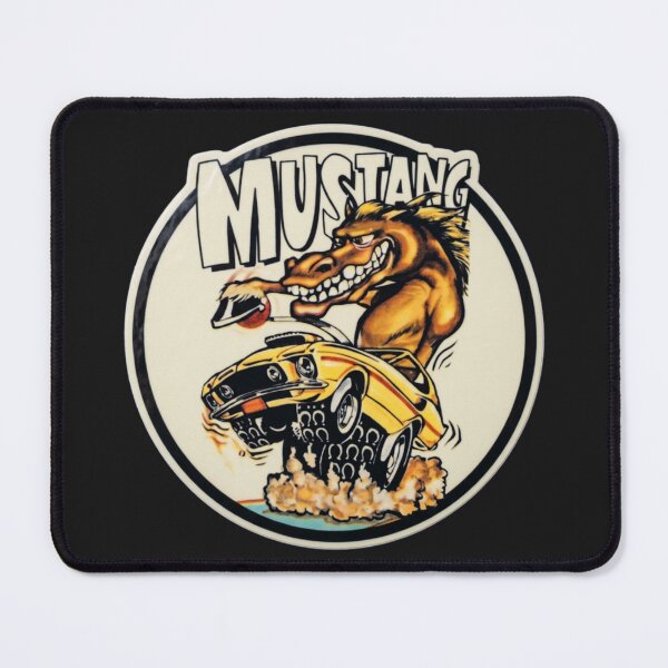 Item preview, A MUSTANG SHIFTING HIS 4-SPEED COBRA JET YELLOW MUSTANG designed and sold by V3GFX.
