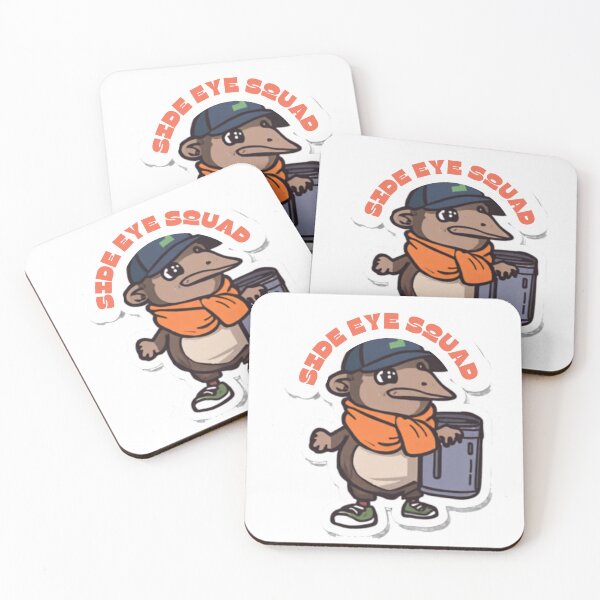 Item preview, Side Eye Squad Meerkat – Funny Cartoon Animal Design designed and sold by SYNTR.