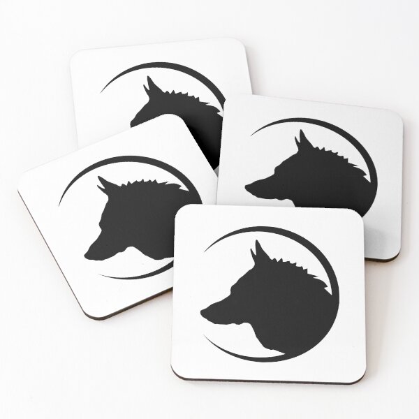 Item preview, Wolf Head and Moon Crescent designed and sold by MagnoliaLake.