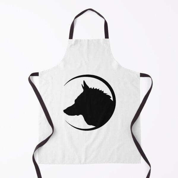 Item preview, Wolf Head and Moon Crescent designed and sold by MagnoliaLake.