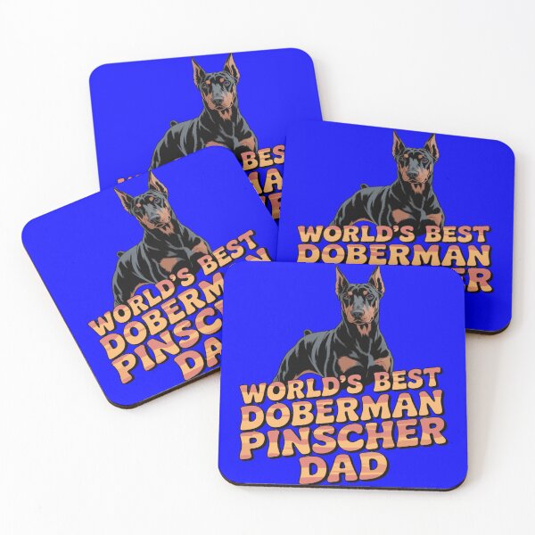 Item preview, Dog Pet Owner Art Design World's Best Doberman Pinscher Dad designed and sold by fantasticdesign.