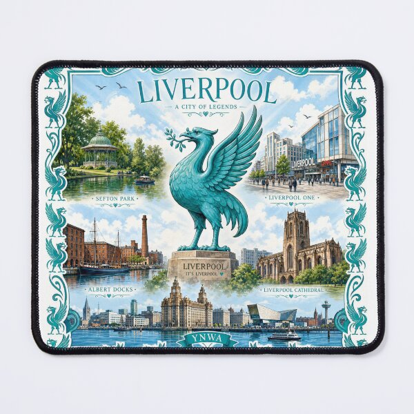 Item preview, Liverbird Collage designed and sold by Talpha.