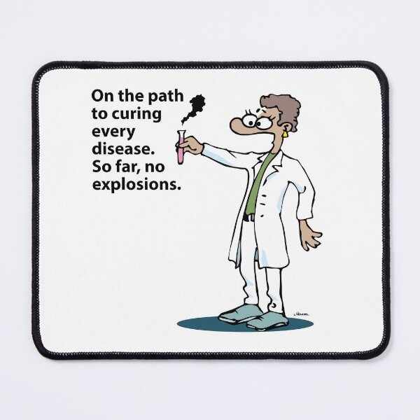 Item preview, Researcher Cartoon Woman designed and sold by DoubleCap Design.