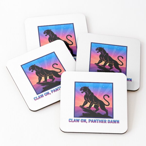 Item preview, Claw On Panther Dawn - Retro Synthwave Panther Graphic designed and sold by TheSquirla.