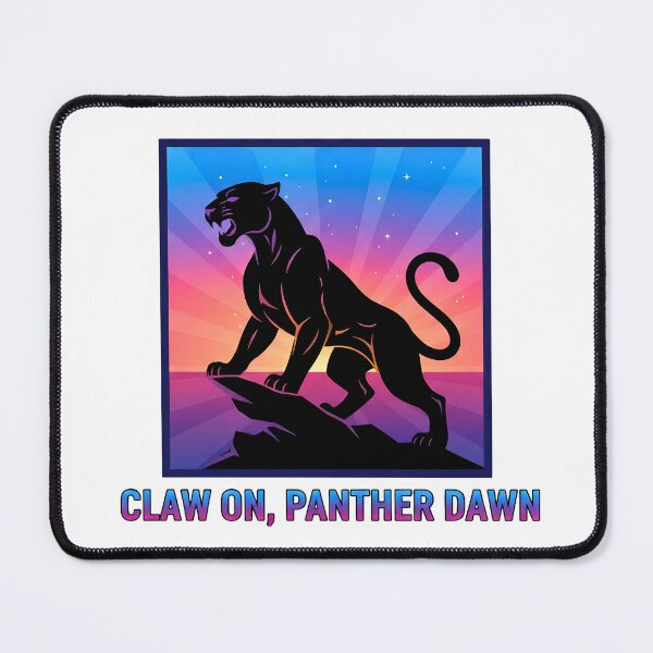 Item preview, Claw On Panther Dawn - Retro Synthwave Panther Graphic designed and sold by TheSquirla.