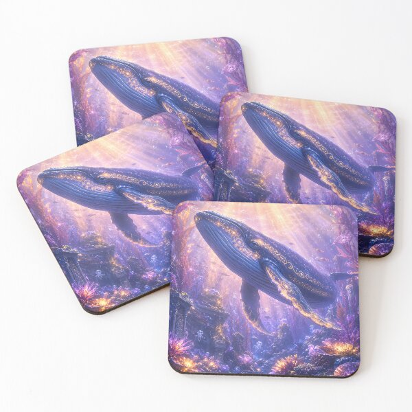 Item preview, Celestial Blue Whale Deep Ocean Fantasy designed and sold by ArtdesignsA.