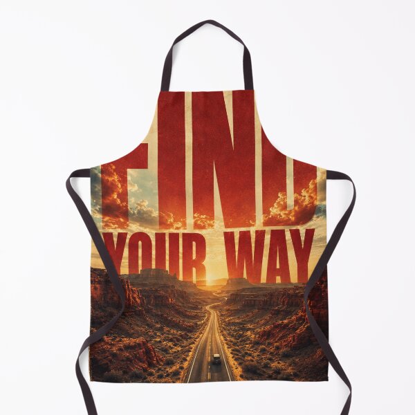 Item preview, FIND YOUR WAY – Retro Canyon Road Motivational Poster designed and sold by Watchyyy.