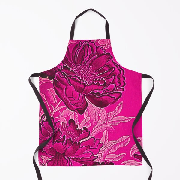 Item preview, Fuchsia Garden — Japanese Peony in Vibrant Hot Pink designed and sold by BatNature.
