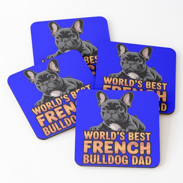 Item preview, Dog Pet Owner Art Design World's Best French Bulldog Dad designed and sold by fantasticdesign.