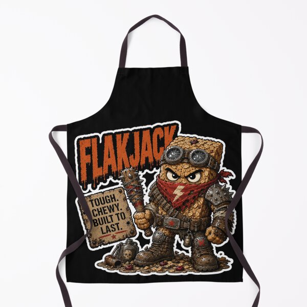 Item preview, Flakjack Funny Sticker | Wasteland Oat Bar Survivor designed and sold by Snackwave Ninety.