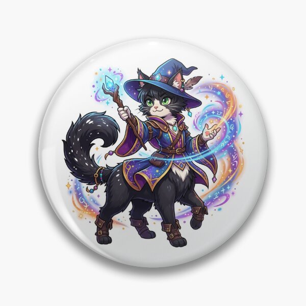Item preview, Fantasy RPG Cattaur Wizard Magical Familiar designed and sold by DuckOddity.