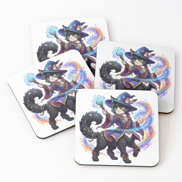 Item preview, Fantasy RPG Cattaur Wizard Magical Familiar designed and sold by DuckOddity.