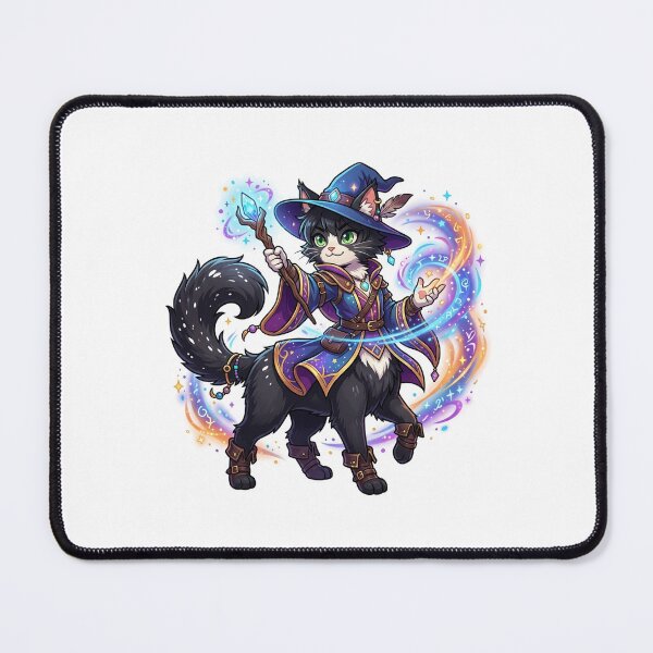 Item preview, Fantasy RPG Cattaur Wizard Magical Familiar designed and sold by DuckOddity.