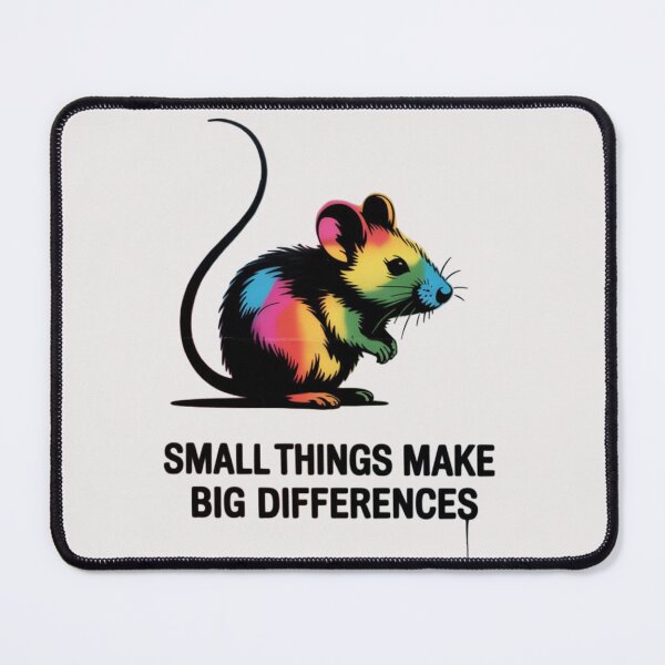 Item preview, Banksy Mouse - Small things make big differences designed and sold by 123ks.